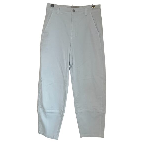 Everlane The Utility Barrel Stretch High Waisted Pants Jeans Icy Blue Size 4 - Picture 2 of 6